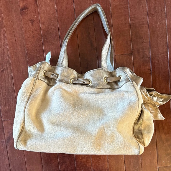 Vtg Y2K Juicy Couture Daydreamer Pink Floral Bag - Picture 5 of 12